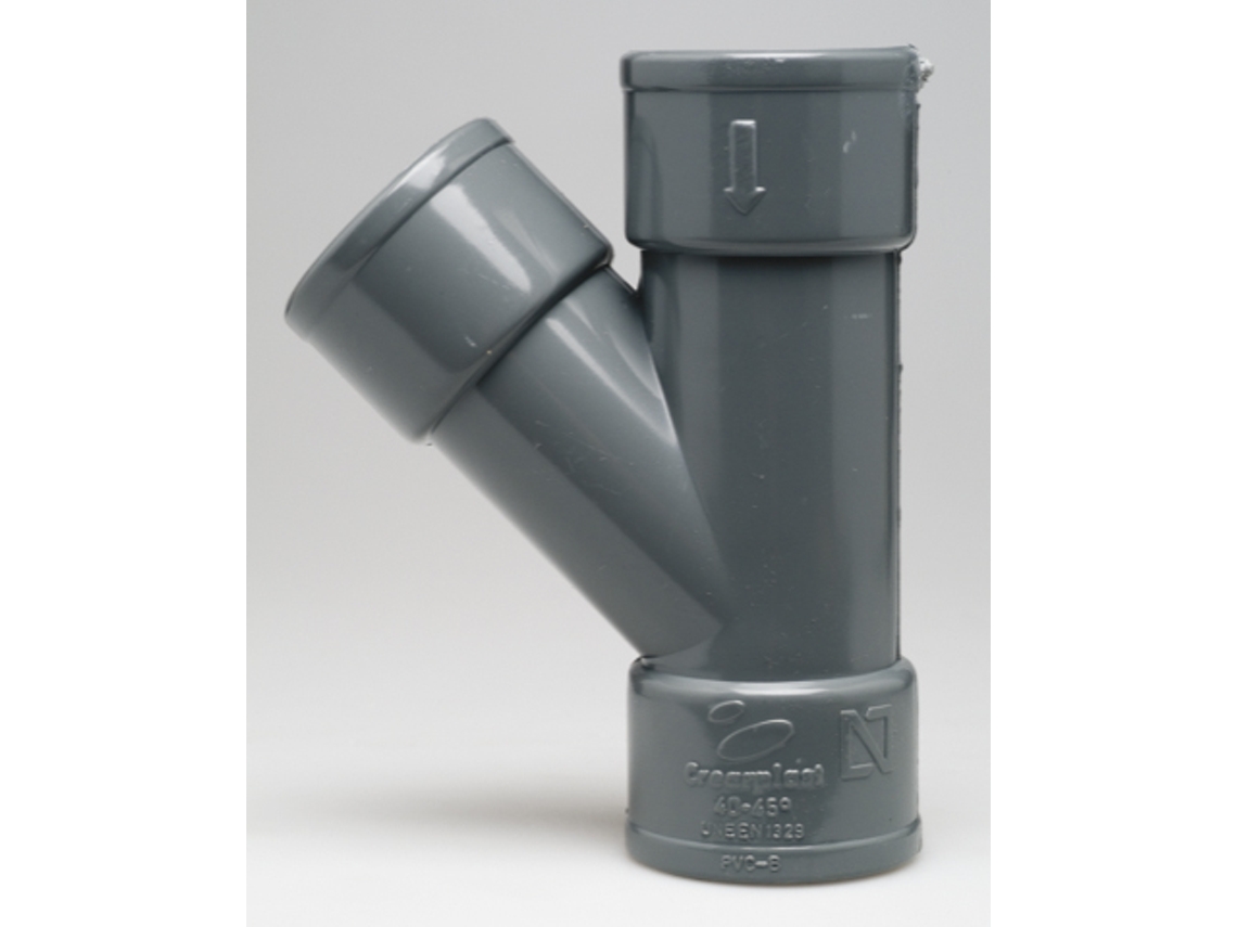 Enlace Derivacion 45º Hembra Pvc Evacuacion 40 mm CREARPLAST
