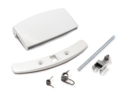 Tirador Blanco De La Puerta Kit - Elx 4055087003 Para Lavadora Dhl013zn