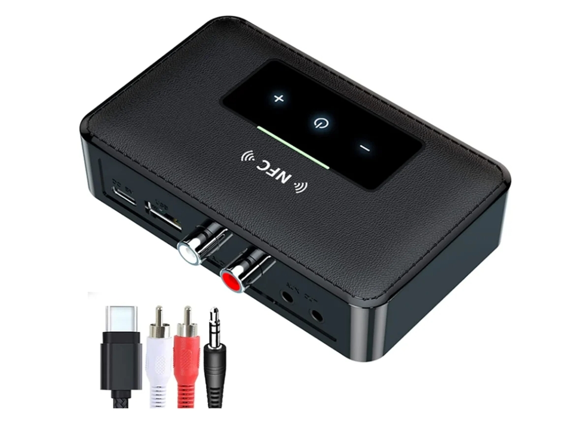 Transmisor Bluetooth para TV Receptor Bluetooth Adaptador Bluetooth 5.0 con Reproducción USB Rca de 3 5 Mm YIZHOOD
