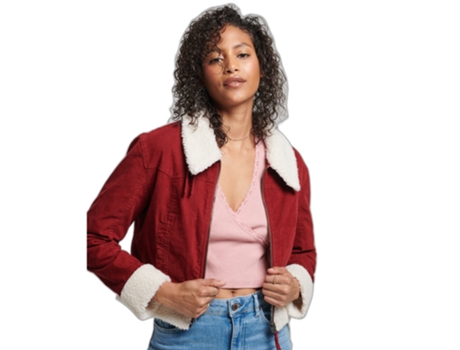 Abrigo para Mujer SUPERDRY (XS - Poliéster - Multicolor)