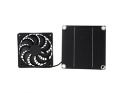 Kit De Panel Solar De Silicio Monocristalino De 5w Y 5v Con Ventilador De Extracción Solar.