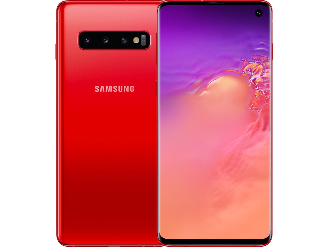 Smartphone SAMSUNG Galaxy S10 Rojo (Reacondicionado Señales de Uso - 6.1'' - 128 GB - Rojo)