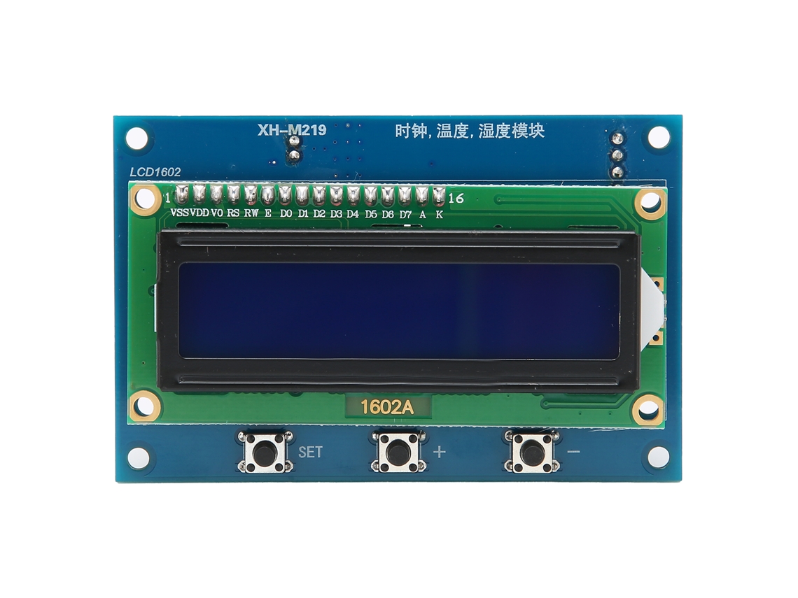 Módulo De Pantalla Lcd 1602 Con Control De Tiempo Manual Y Adaptador De Interfaz Serial