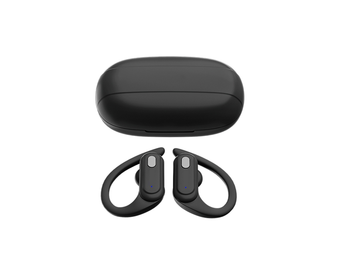 Auriculares Inalámbricos Bluetooth Con Gancho Para La Oreja, Resistentes Al Agua, Con Cancelación De Ruido Y Bluetooth 5.3.