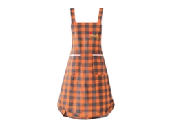 Delantal Femenino De Moda Polyester Con Doble Bolsillo Para Cocina Y Trabajo Estilo Occidental Bonito