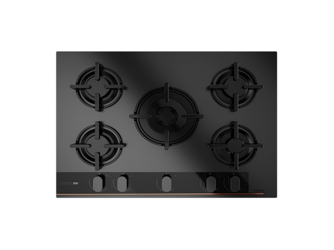 Placa de Gas TEKA GBC 75-G1 BM (Gas - 62 cm - Negro)