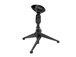 Mini Trípode Plegable Linjou Para Micrófono De Mesa, Ajustable Con Adaptador De 3/8" A 5/8" Y Patas De Goma.