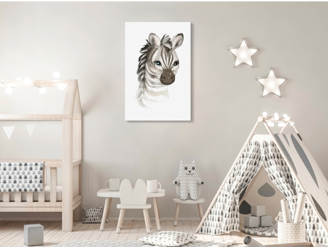 Cuadro ARTGEIST Little Zebra (1 Part) Vertical (80x120)
