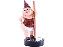 Pole Dance – Figura De Jardín Hecha De Resina, Figura Divertida Para Balcón, Escultura Para Exteriores, Pintada A Mano,