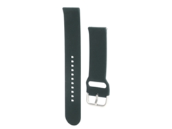 Correa de reloj (hebilla plateada, silicona suave)