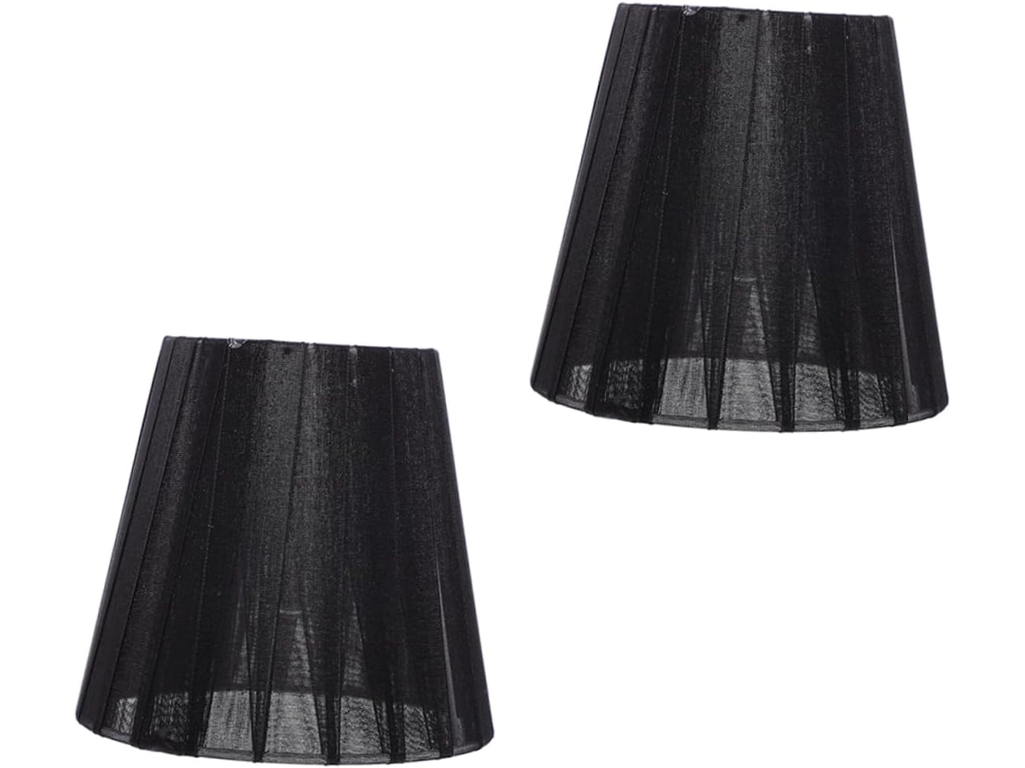 Bombilla Translúcida E14 Para Lámparas Colgantes Y De Pared, Difusor De Luz De Tela Negra, Juego