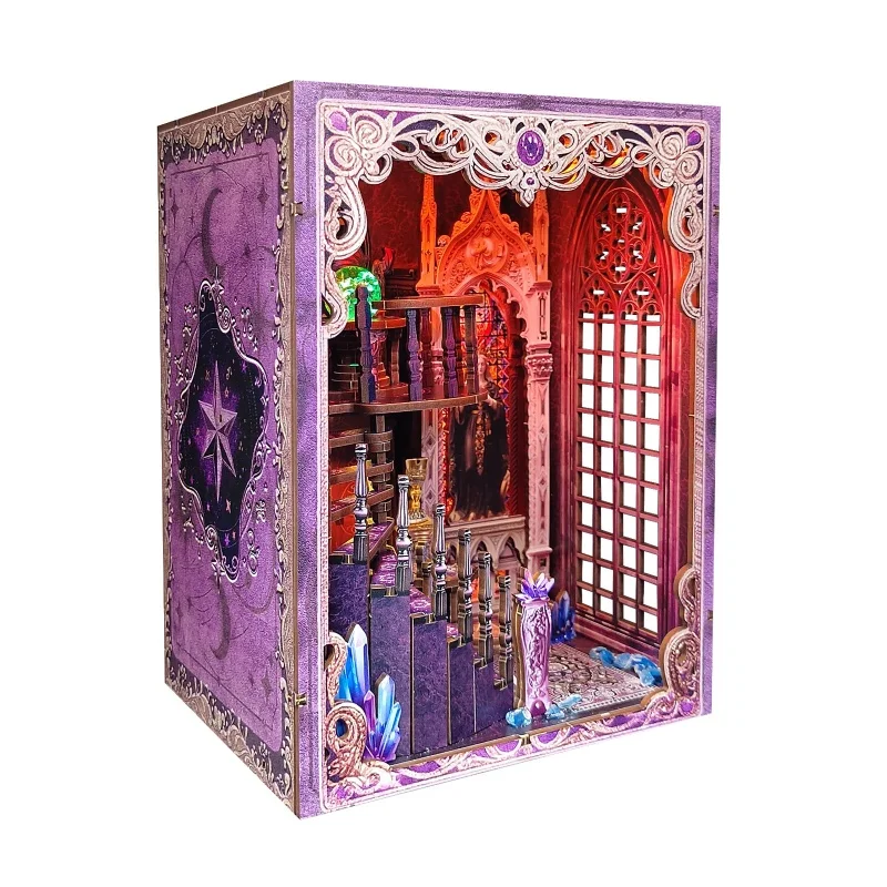 Juguete Para Construir Una Estantería 3d, Kit De Casita De Juguete En Miniatura Para Niños.