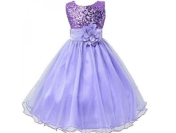 Vestido De Princesa Con Lentejuelas Para Niñas, Fiesta, Boda, Tutú De Avestruz, Etj