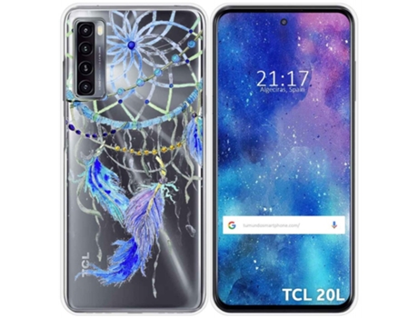 Carcasa TCL 20L / 20L+ TUMUNDOSMARTPHONE Dibujos Transparente Multicolor