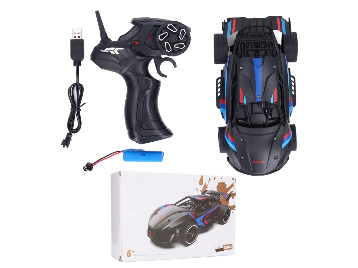 Coche Teledirigido A Escala 1:20 De 2,4 Ghz, Resistente A Impactos, Juguete Rc De Estilo Moderno.