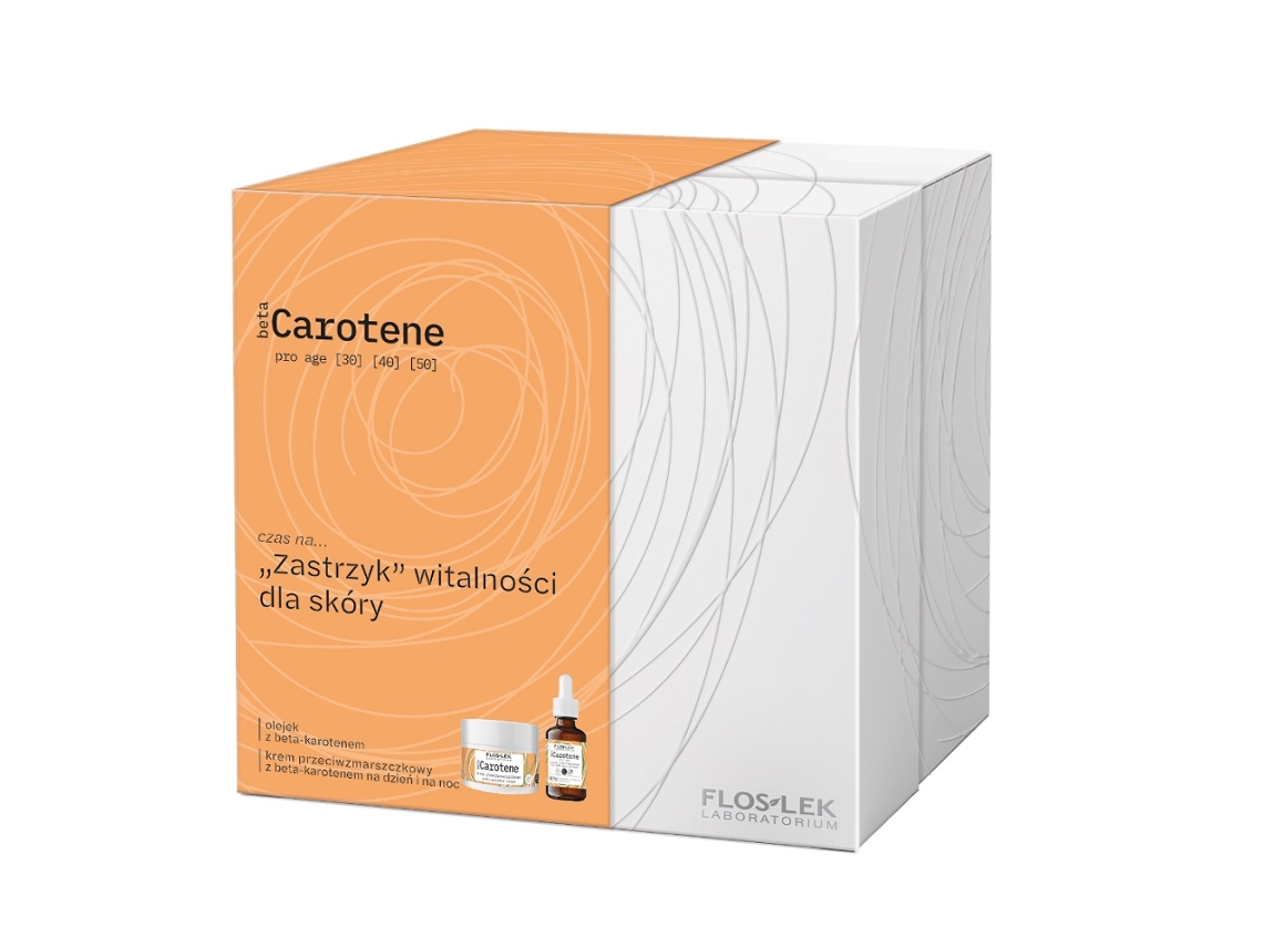 Set de crema antiarrugas con aceite de betacaroteno Advanced Anti Aging Duo Floslek