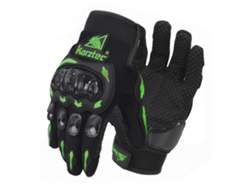 Guantes táctiles de dedos completos para motocicleta, ciclismo, escalada y motocross, para hombre y mujer (verde)