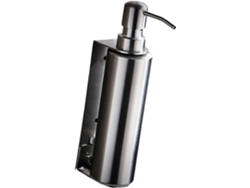 Dispensador De Sabonete Líquido Para As Mãos, 400ml, Com Design Em Madeira, Bomba Recarregável Em Aço Inoxidável, Para