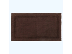 Homescapes Luxury Reversible Cotton Bath Mat - Chocolate