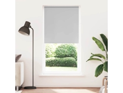 Maison Exclusive - Estor Enrollable Opaco Gris Claro 115x230 Cm Tela Ancho 110,7cm