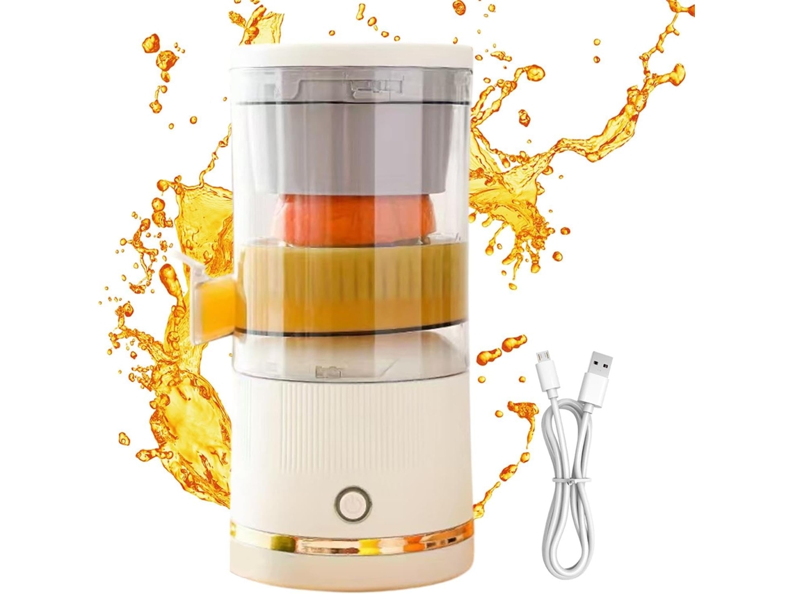 Exprimidor Eifson de 600 ml con separación automática, 7,4 V (blanco)