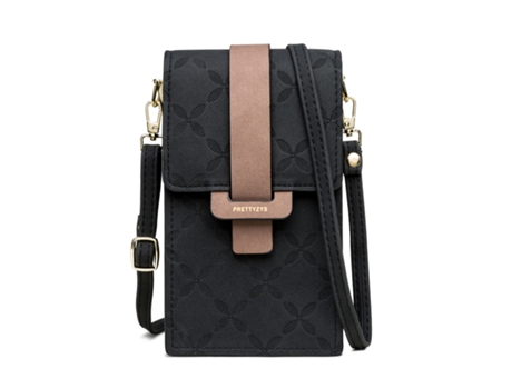 Bolsa crossbody para telefone, bolsa de ombro, bolsa, bolsa Negro