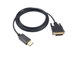 Cable Adaptador Displayport Macho A Dvi Macho De 1,8 M, 1080p, Dp A Dvi, Compatible Con Displayport 1.1a.