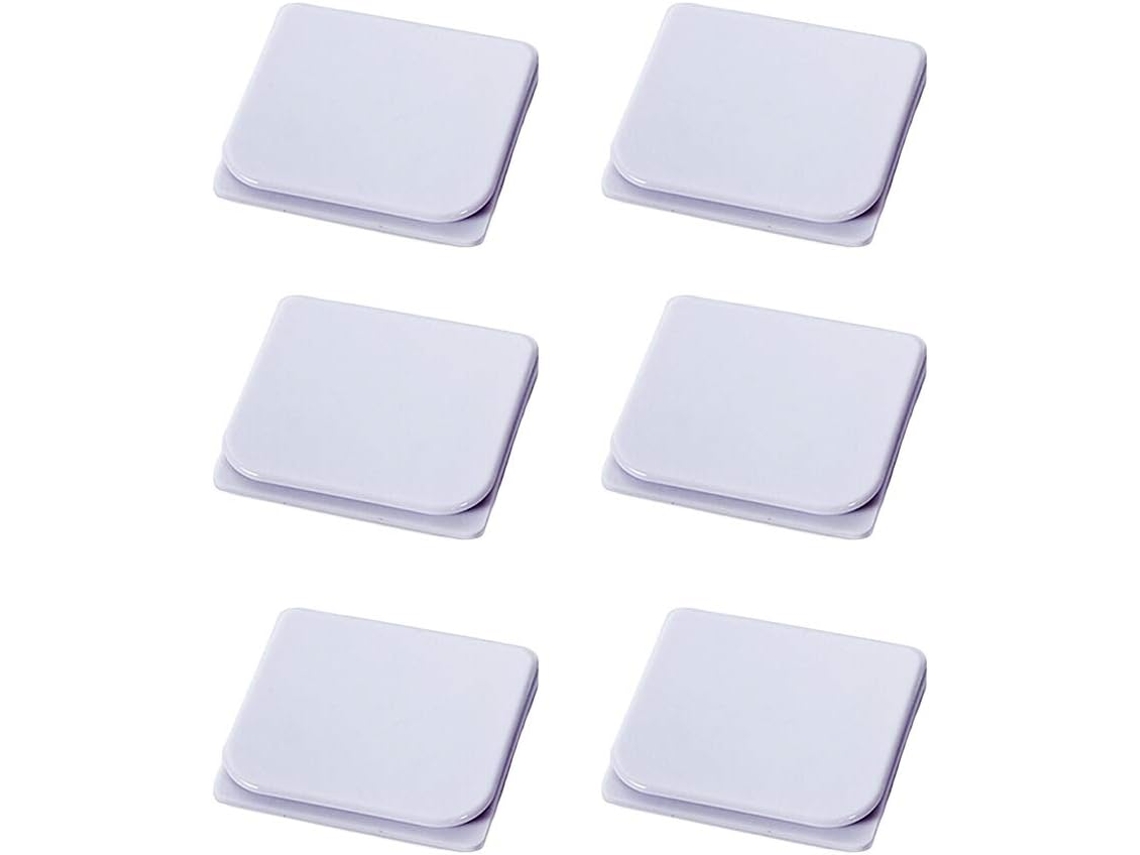 Topbathy Juego de 6 clips transparentes para cortinas, protectores de cortinas de estilo japonés Vayotoy