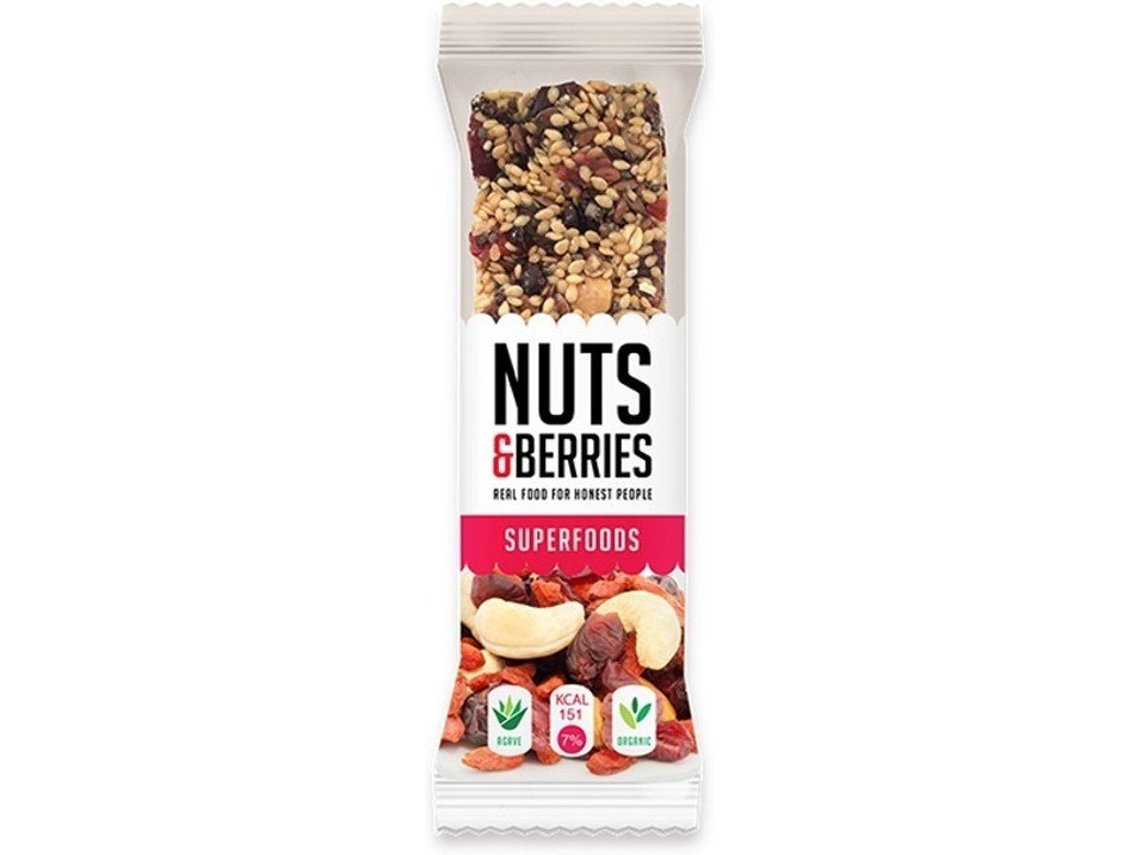 Barras NUTS &amp; BERRIES Rita Superfoods