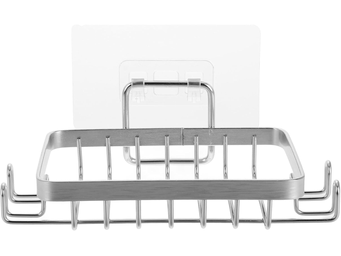 Saboneteira De Parede Em Aço Inoxidável Para Chuveiro, Suporte Sem Furos, Design Moderno E Versátil Para Banheiro,