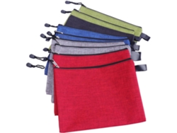 Conjunto De 10 Estojos A5 Com Zíper, Em Tecido Oxford, Impermeáveis E Resistentes, Para Guardar Arquivos De