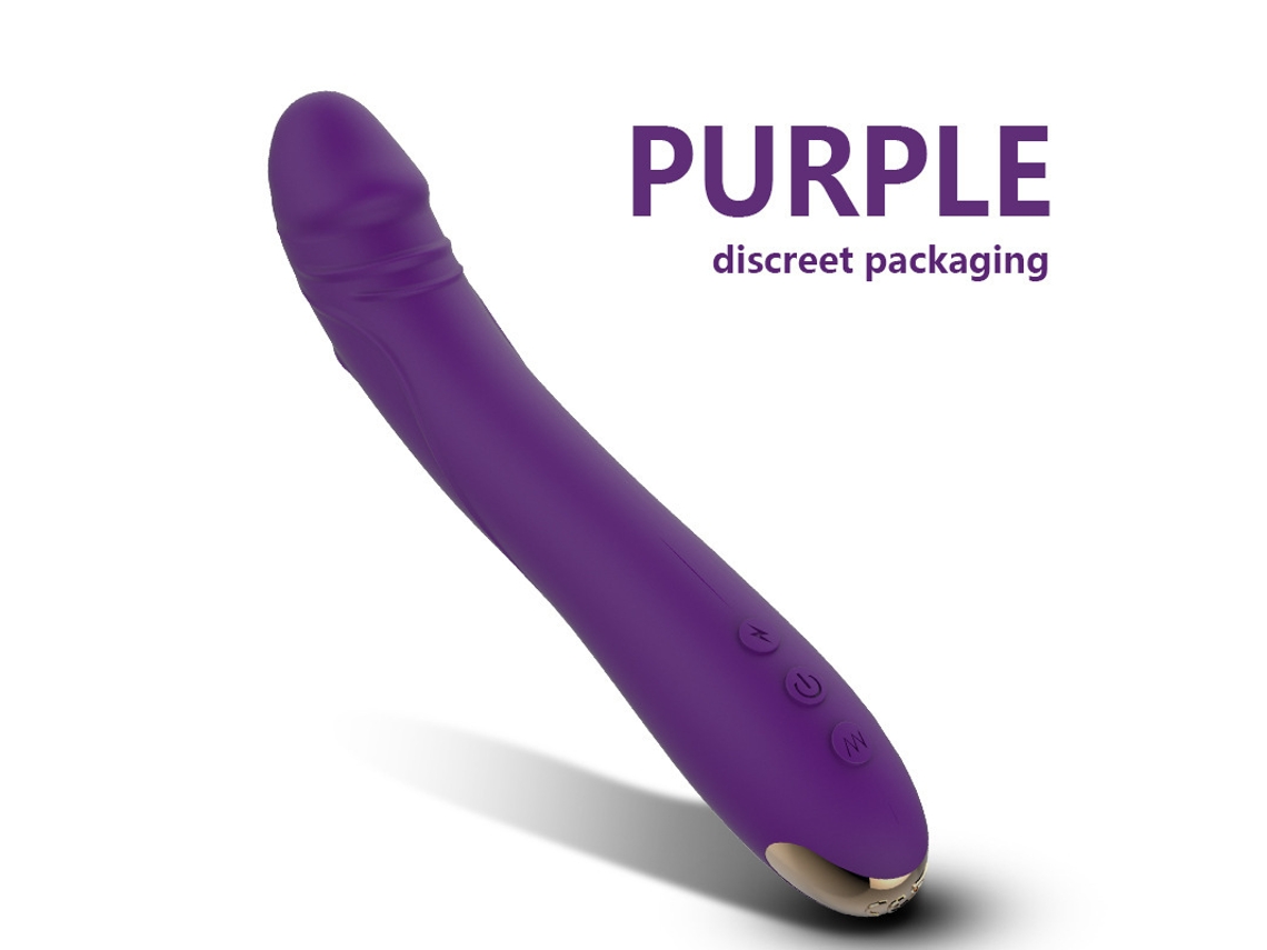 Vibrador De Silicona Suave De 10 Modos Para Mujer (prpura) Yizhood