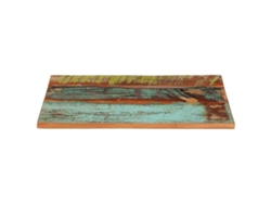Tablero De Mesa | Tablero De Escritorio | Superficie De Mesa Rectangular Madera Maciza 80x80 Cm 25-27 Mm