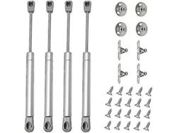 4pcs Amortiguador Neumático 80n Para Puertas De Armarios Muebles Con Instalación Fácil