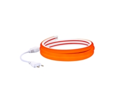 Tira Neón LED 7.5 W/m Regulable 220V AC 120 LED/m Semicircular 180º Naranja IP67 a Medida Corte cada 100 cm