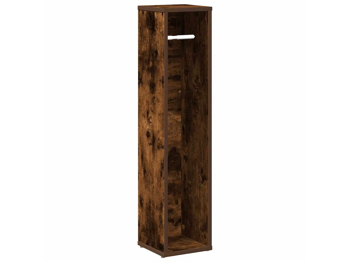 Mueble de baño con portarrollos de papel higiénico en roble ahumado, 20,5 x 20 x 90 cm, MAISON EXCLUSIVE