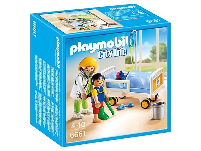 PLAYMOBIL City Life: Médico con niño - 6661 (Edad Mínima: 4)