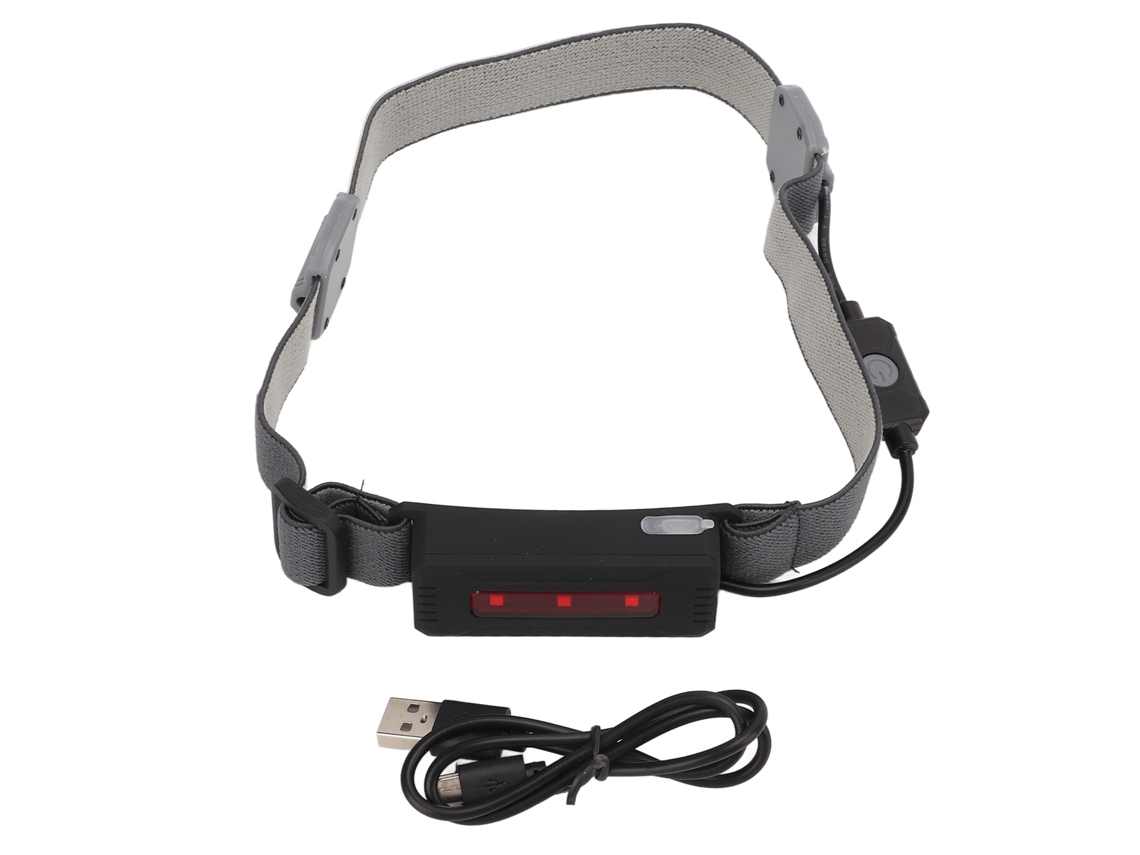 Mini Linterna Frontal Portátil Recargable Por Usb Con Led Cob Para Ciclismo Y Carreras Al Aire Libre.