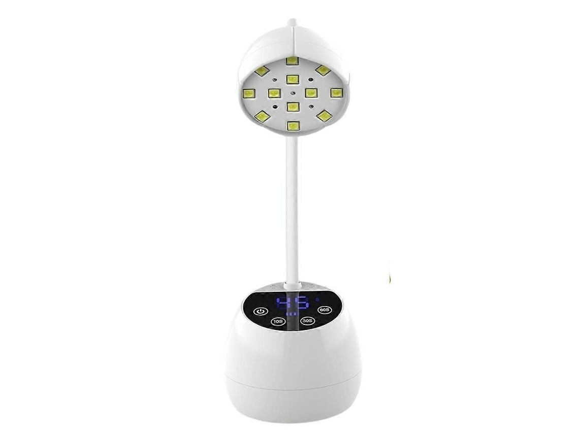 Lámpara de uñas LED UV inalámbrica, mini lámpara UV de 36 W para uñas de gel y puntas, secador de uñas recargable con sensor inteligente y 4 temporizadores.