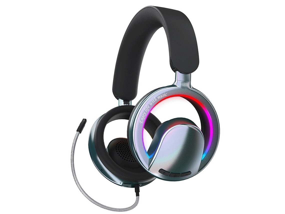 Auriculares Bluetooth True Wireless Eifson Ms-b16, Rgb Bt V5.4, En Tiempo Real Para Juegos (negro)