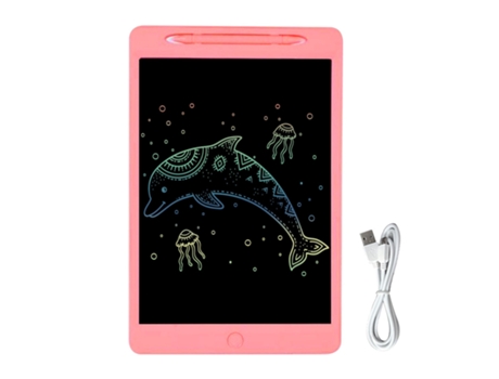 Tableta de escritura LCD recargable, tableta de dibujo a mano de 11,5 pulgadas, tablero de dibujo con pantalla colorida con botón de bloqueo de láp...