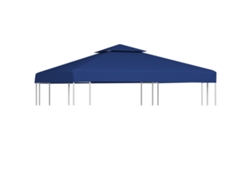 Cubierta de repuesto de cenador 310 g/m² VIDAXL azul oscuro (3x3 m)