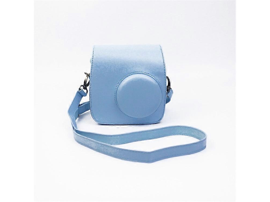 Estuche para cámara instantánea compatible con Fujifilm Instax Mini 7, funda de piel sintética con correa para el hombro Facpoet