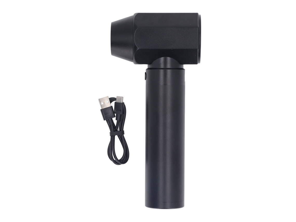 Plumero eléctrico recargable, turbina de 140000 rpm, 17 aspas, portátil.