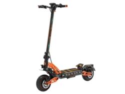 Patinete eléctrico Drivetron DT10, dos motores de 1400 W, 60 km/h, batería de 48 V y 20,8 Ah, autonomía de 65-75 km, plegable, color naranja