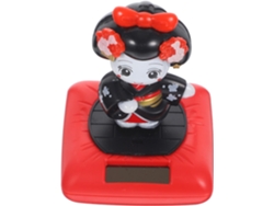Figuras De Muñecas Kimono Solares Con Cabeza Oscilante, Decoración Para Coche