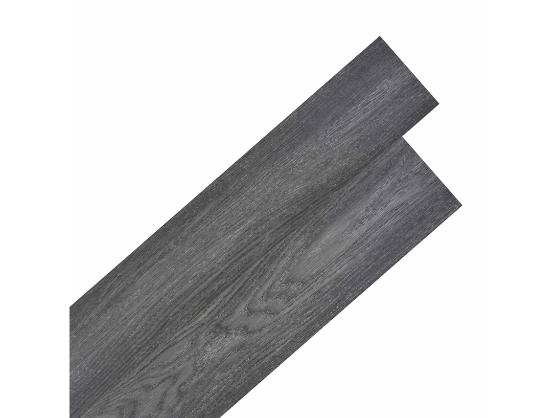 Maison Exclusive - Tableros De Suelo 18 Pcs Negro Y 2,51 M² Pvc