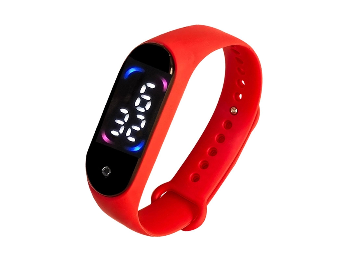 Ly Ebike Reloj deportivo digital LED resistente al agua con pantalla táctil HD para niños y niñas