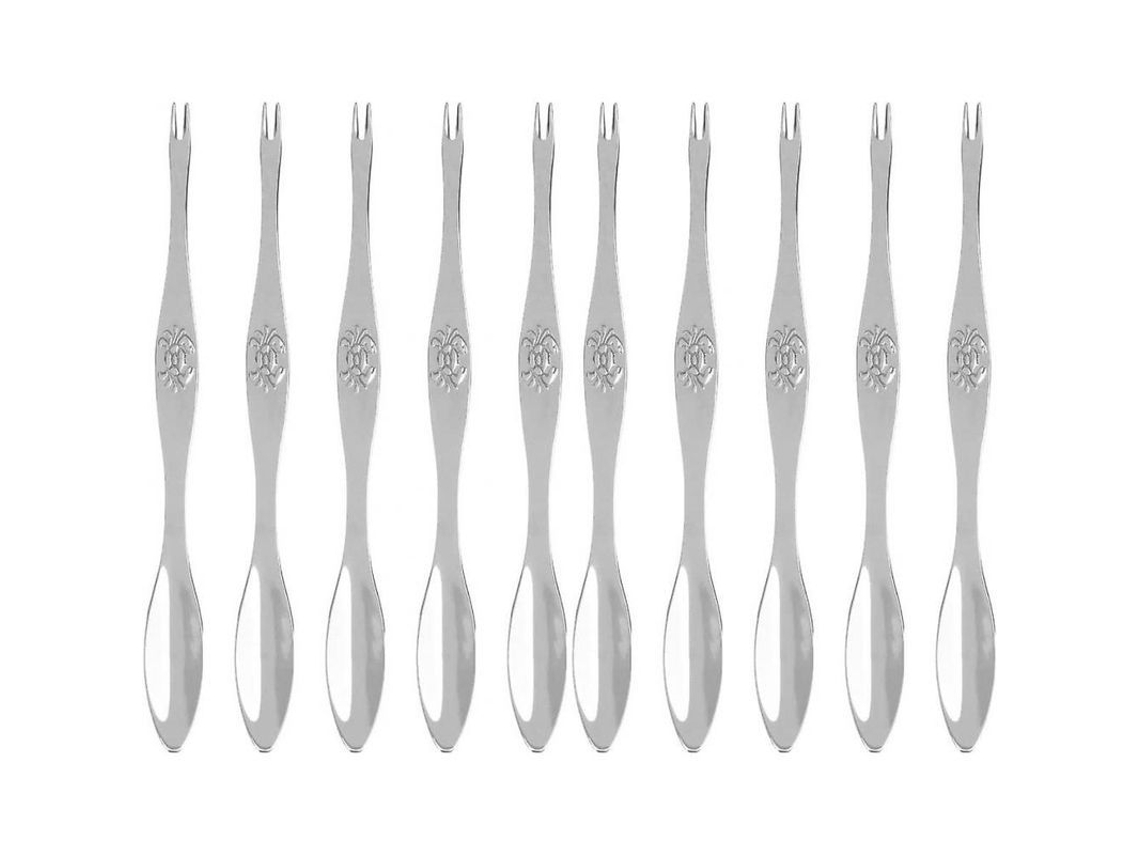 2026-4902-set De Herramientas De Mariscos De Acero Inoxidable: Tenedores Y Pinzas Para Cangrejo Y Langosta (10 Piezas)