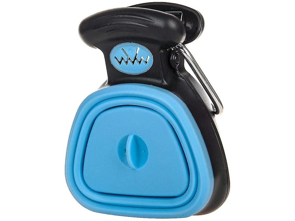 Recogedor de excrementos de mascotas con bolsa plegable portátil para desechos de perros